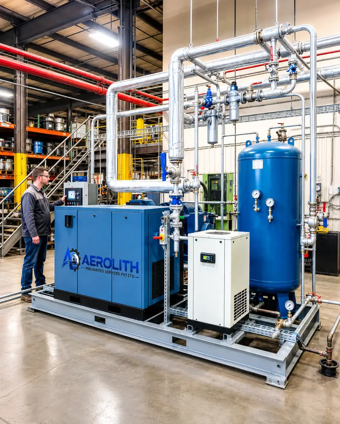 High output energy efficient compressor solutions with advanced screw technology